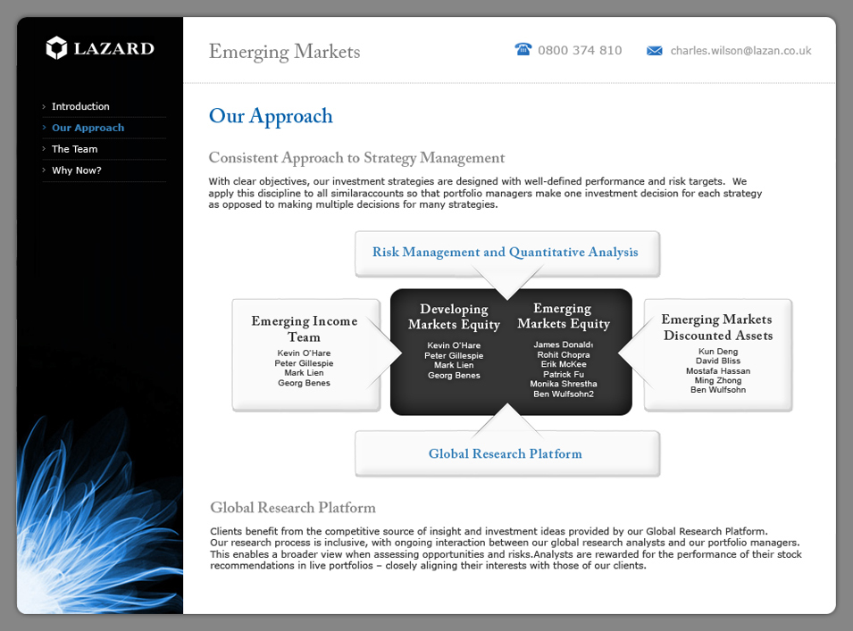 Lazard Emerging Markets Microsite Approach