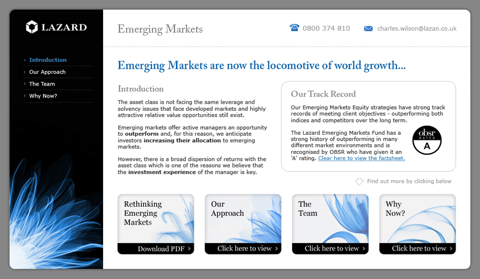 Lazard Emerging Markets Microsite Introduction
