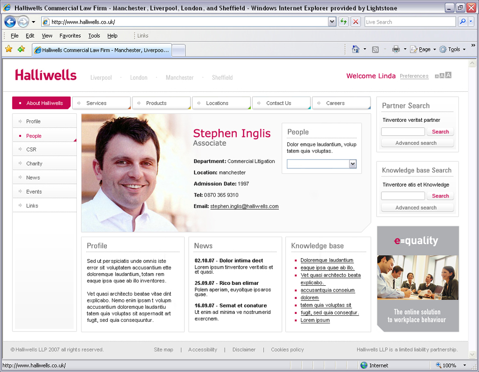 Halliwells people page